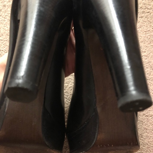 Stuart Weitzman black peep toe platform pump 7.5 - Picture 5 of 5